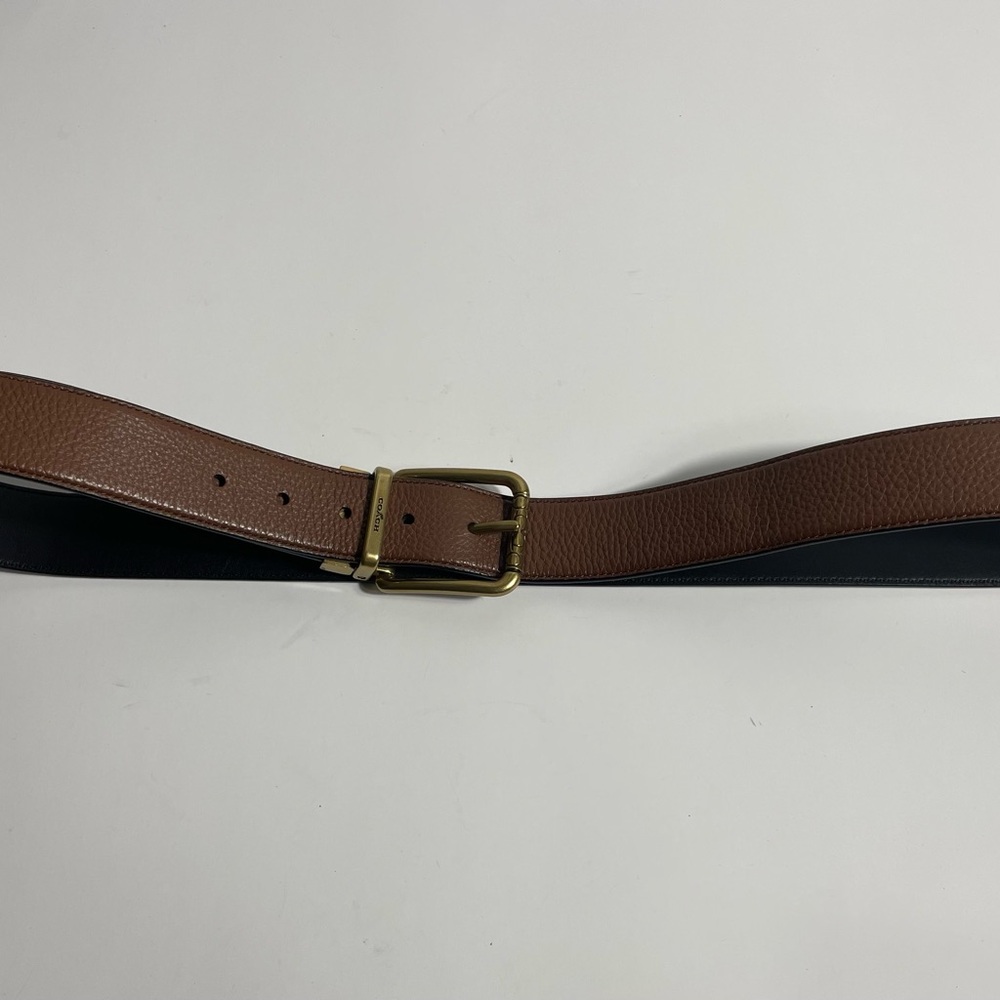 Brown  Belt with Brass Buckle